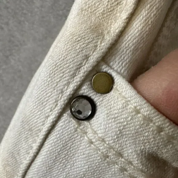 Chico’s Women’s Pants So slimming Strech Cream Casual Pant Size 0.5 - Picture 15 of 16